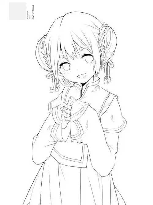 procreate动漫人物勾线打卡7613