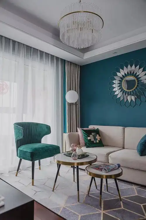 孔雀绿 香槟金 水晶 镜面 绒面一个精致和细腻的设计