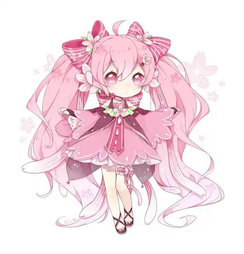 初音未来 樱 _ q版6[图片专辑] _ 图片网