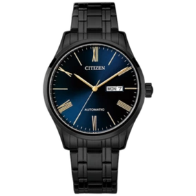 西铁城citizen手表男日韩表自动机械深蓝表盘钢带商务官方男表送礼物
