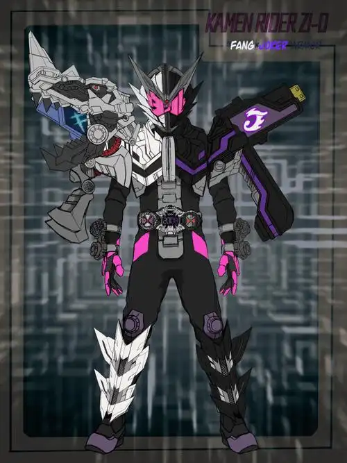 假面骑士原创同人獠牙时王霸气无边电王新增黄金形态