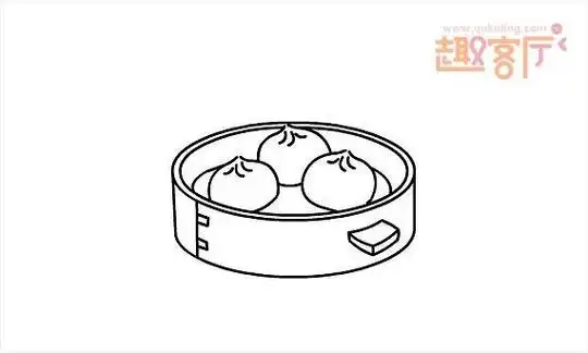 汤包的简笔画