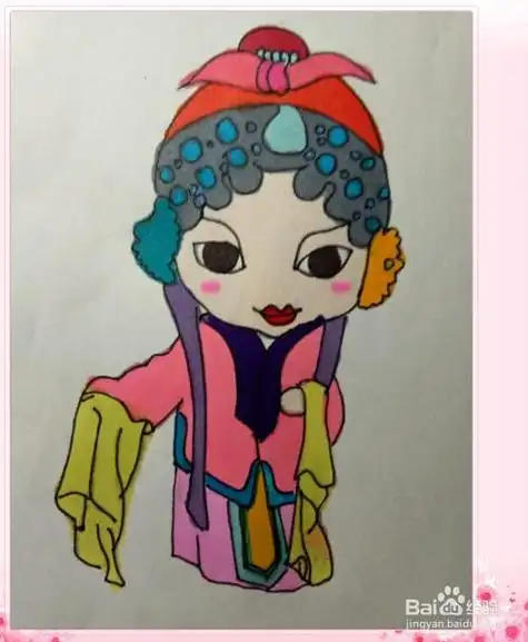 花旦青衣q版简笔画