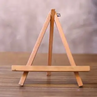 zakka 相框支架 相框架照片架小画架三角架 实木陈列支架