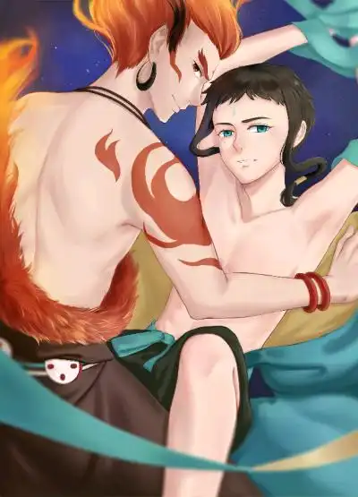 大鱼海棠 祝融×赤松子 | lzwwww #p站 id=57904376