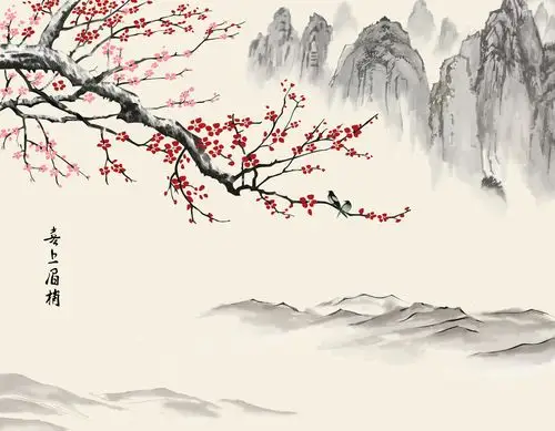 新中式(山水) 背景墙