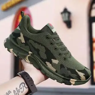 围画迷彩鞋男女户外登山作训鞋学生军训鞋季解放鞋工地劳保鞋o5160