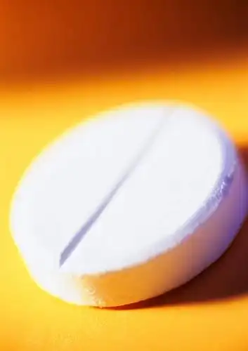 室内,特写,白天,静物,一片,黄色背景,朦胧,模糊,科学,医学,医药,药片