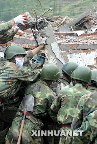 汶川地震发生已经一周.