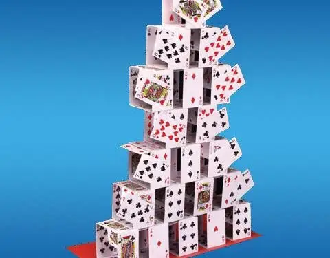 宅家亲子游细63"纸牌叠叠乐"昆明市人民政府机关第二幼儿园 大一班