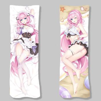 崩坏3等身抱枕爱莉希雅抱枕二次元动漫周边双面长条侧睡靠枕定制 v1