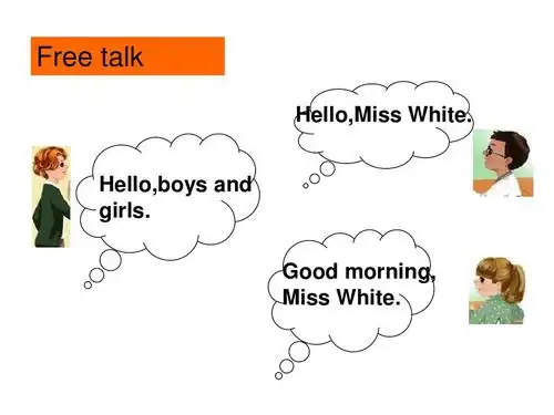 good morning, miss white.