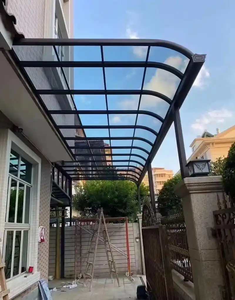 康达户外遮阳公司主营铝合金雨棚,伸缩雨棚 - 抖音