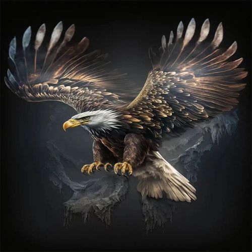 老鹰大鹏展翅霸气个性创意车贴卧室客厅玻璃门窗装饰划痕防水贴画