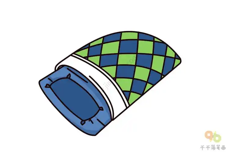 婴儿睡袋简笔画