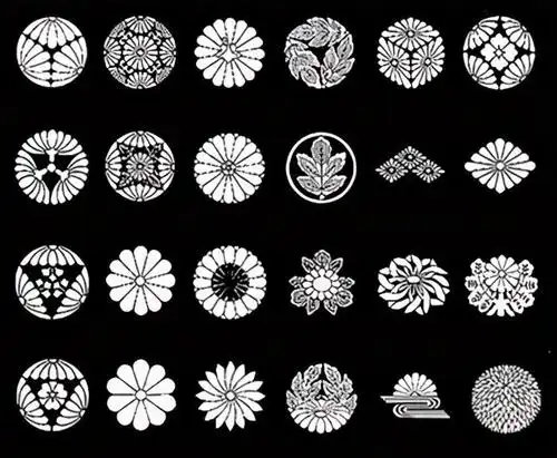 日本皇室菊花纹饰