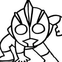 奥特曼头像简笔画 黑白个性奥特曼头像_微信头像图片大全