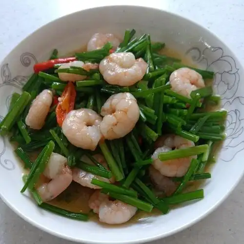 杨绪华做的韭菜花炒虾仁