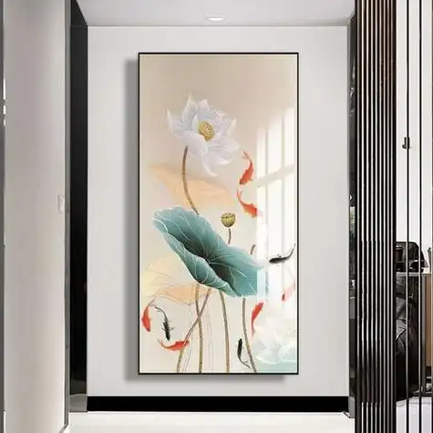 玄关画图片大全 玄关壁画图片大全