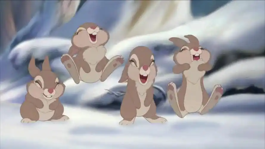 小鹿斑比 小兔子桑普 - 堆糖,美图壁纸兴趣社区