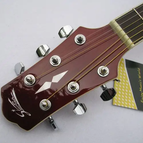 starsun星臣41寸标准吉他原木色dg220c/dg120c民谣吉他入门初学者吉他