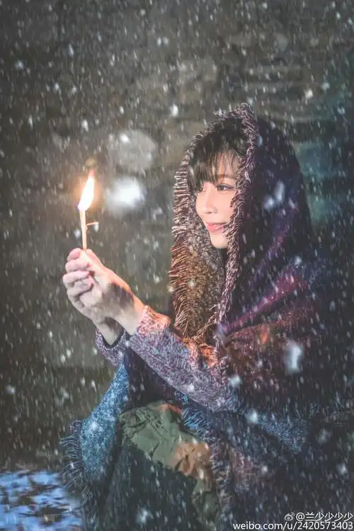 卖火柴的小女孩# 出境:兰少/ 摄影:紫谦/ 后勤@文先森_冷泡着帅炸天