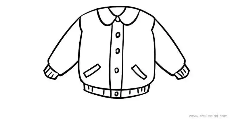 棉袄儿童画怎么画棉袄简笔画好看
