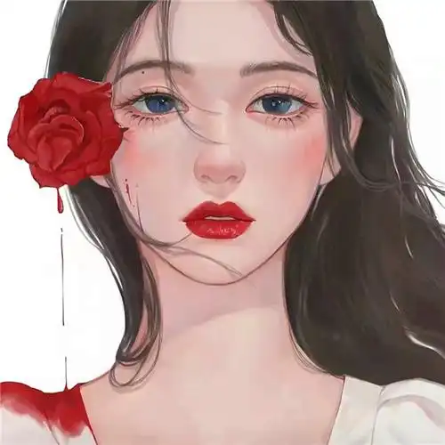 女生头像伤感遗憾 手绘满是遗憾伤感头像动漫女生图片_女生动漫头像