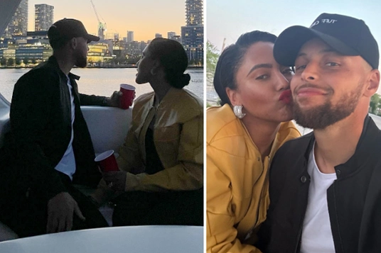 库里购千万级游艇与阿耶莎出海秀恩爱拥46亿资产罕见炫富