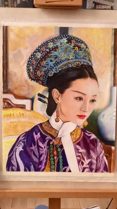 彩铅手绘如懿传