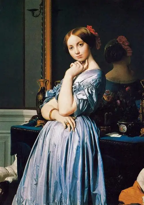 世界名画赏析《霍松维勒女伯爵》安格尔