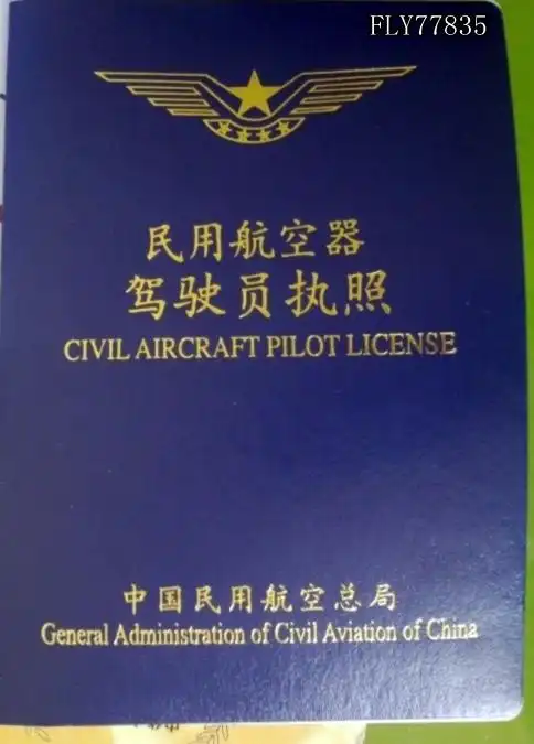 飞机的驾照是什么样的?