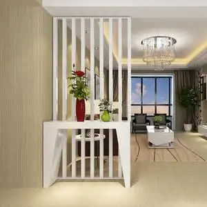 意式轻奢创意玄关隔断柜实木烤漆风水异形门厅客厅屏风装饰一体柜