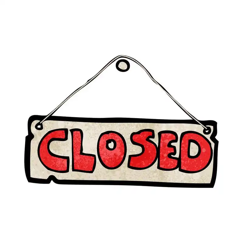 卡通店关门标志,卡通店关门标志
