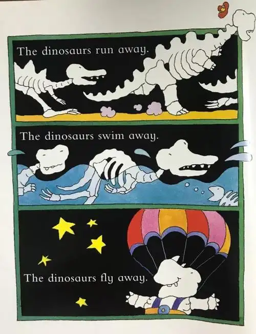 in a dark dark street(在黑漆漆的街上)there is a tall tall house