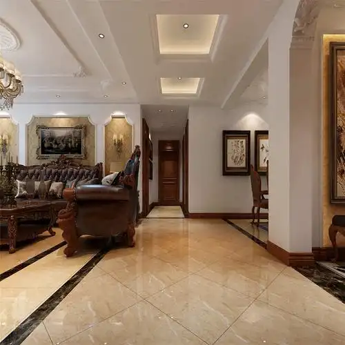 150平简欧风格装修地砖铺贴设计