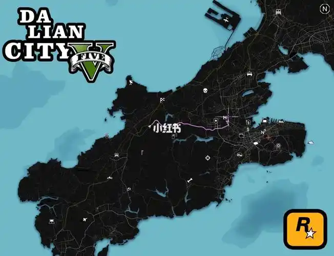 gta风格地图