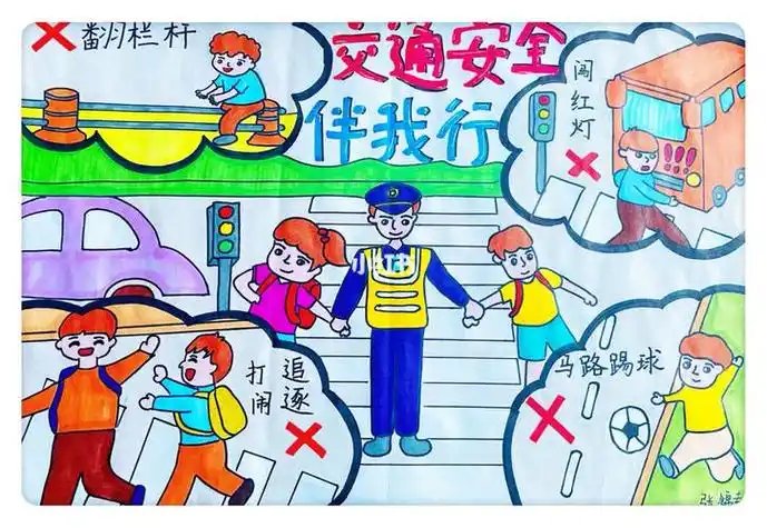 交通安全简笔画交通安全简笔画儿童简笔画