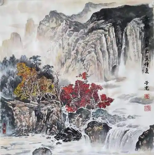 山水画其实除了自然山川的奇气之外,更重要的是画家胸有丘壑,乃"外师