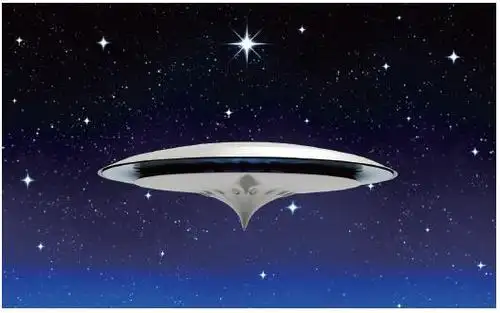 几何形状的飞碟