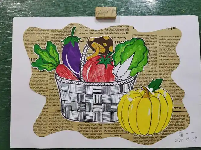 作品名:《蔬菜一家亲》