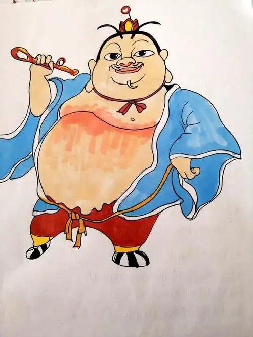 怎样画哪吒的简笔画(《哪吒之魔童降世》之太乙真人简笔画)