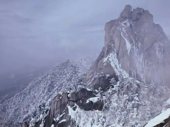 天柱山雪景真的很美