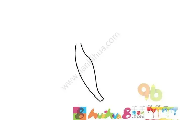 卡通水螅简笔画