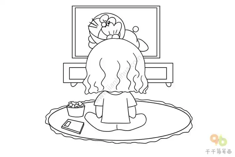 熊孩子日记系列 要适当休息眼睛_熊孩子日记简笔画