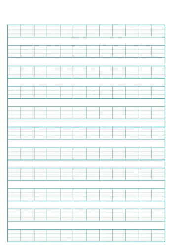 汉语拼音书写纸打印版.pdf