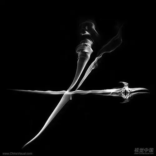 美艺术家创作烟雕塑 展完美瞬间 组图