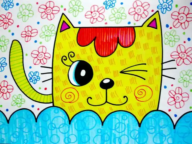 【转载】舒老师收藏儿童画----幼儿园中班教学参考资料