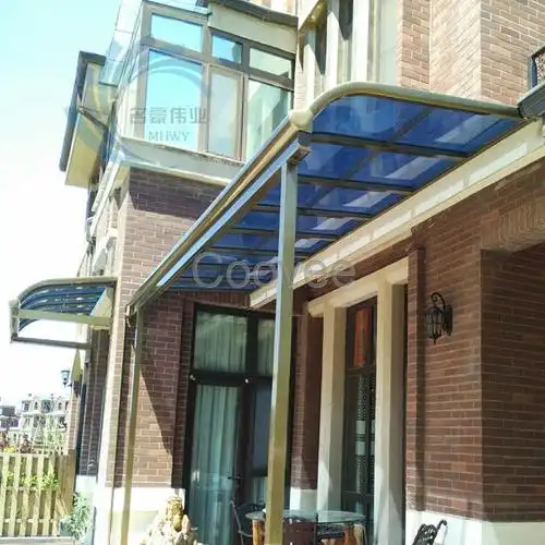 【遮阳雨棚】北京订做别墅阳台露台棚窗户雨篷雨搭门口遮雨棚厂家