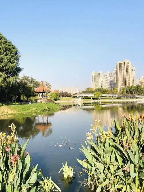 同学们在泰伯广场,伯渎河公园游玩